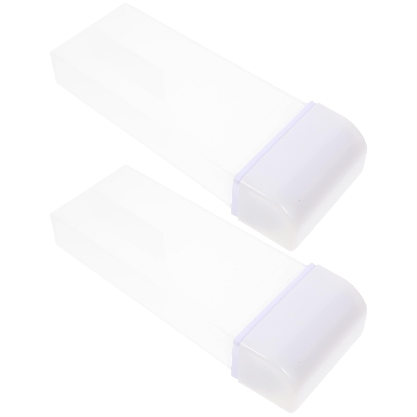 Depilatory Wax Container 2pcs Portable Hair Removal Wax Storage Bottles for Women Random Color Random Color