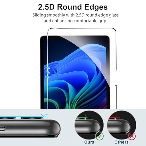 for Surface Pro 12” 2025 Screen Protector,9H Hardness, Anti-Scratch, Tempered Glass flim, Case Friendly, Anti-Scratch,12 Inch (2 PACK)