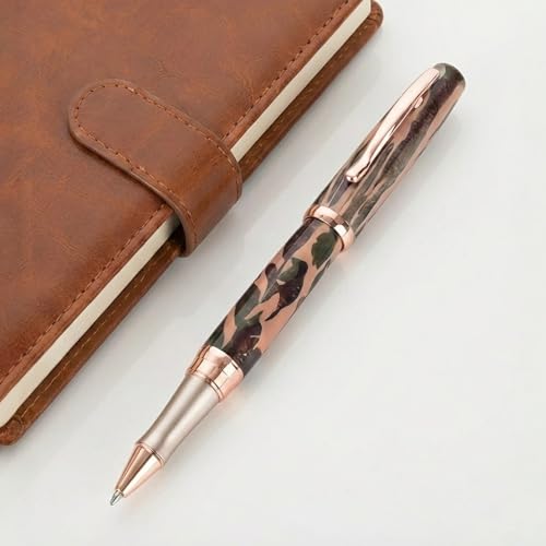 Image of Metal Pen with Blue Ink Signature Pens Customize Print Name Gift (Italic 034)