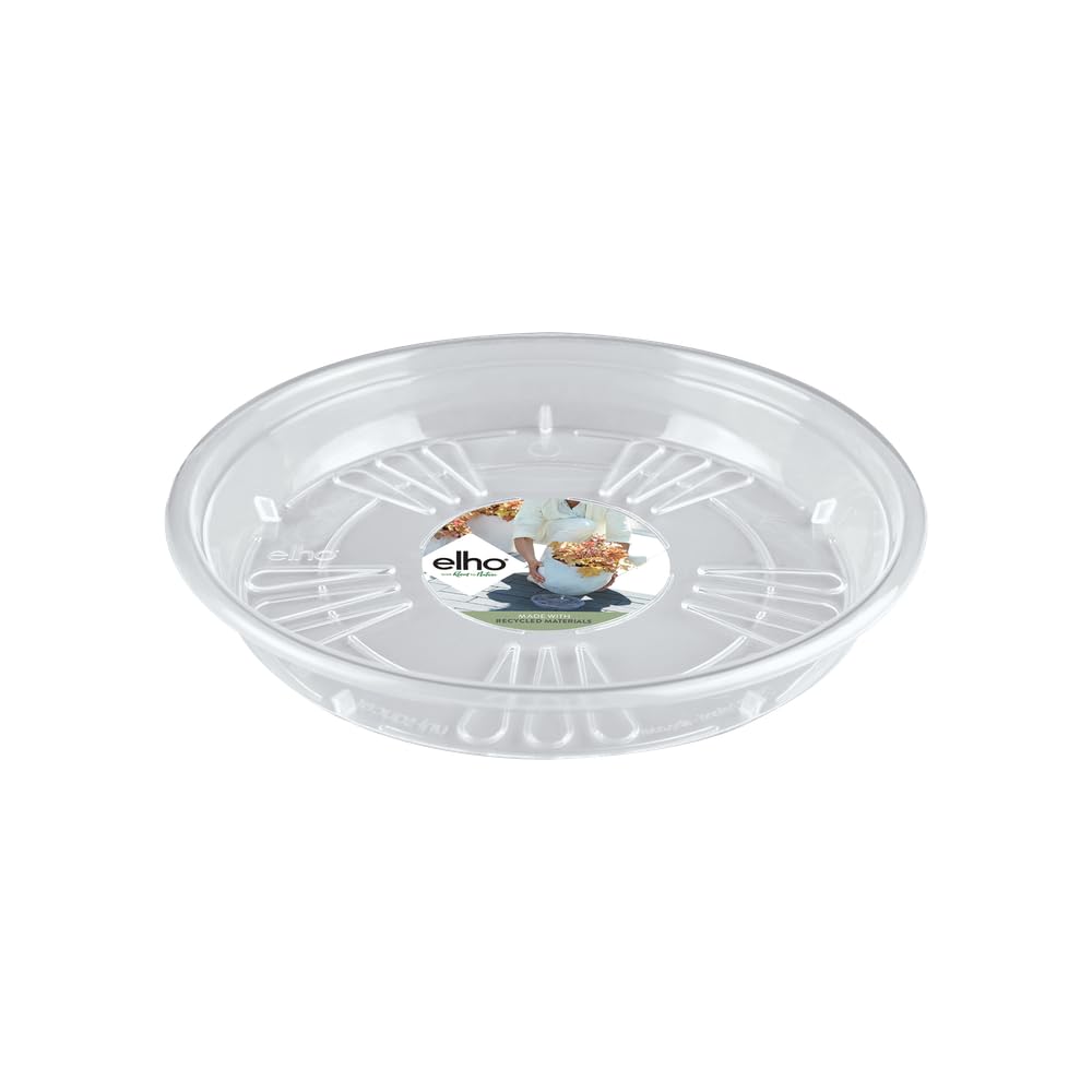 elho Uni-Saucer Round 21cm Saucer - Transparent