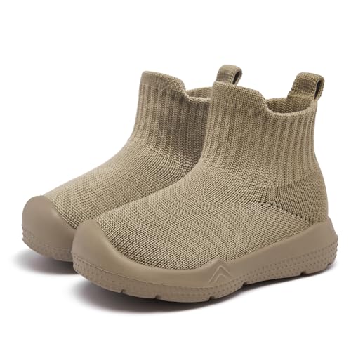 Image of MORENDL Baby Sock Shoes Toddler Walking Shoes Infant Slippers Boys & Girls Non-Slip Sneakers