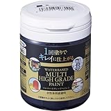 【Amazon.co.jp 限定】アサヒペン 水性マルチハイグレードペイント 180ml 黒 塗料 ペンキ 水性 屋内外兼用 多用途 高耐久 さび止め剤配合 防カビ剤配合 抗菌 速乾 日本製