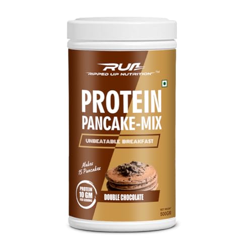 Image of Ripped Up Nutrition- Protein Pancake Mix (Double Chocolate, 1kg (500gmx2))