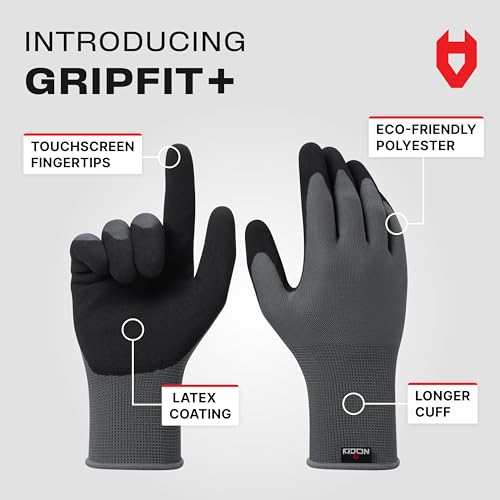 NoCry-Premium-Gardening-Gloves-for-Men-with-Strong-Grip-and-Touchscreen-Tips--100-Breathable-Superior-Dexterity--Perfect-Garden-Gloves-Men-Yard-Gloves-or-Landscaping-Gardening-Gloves-Men