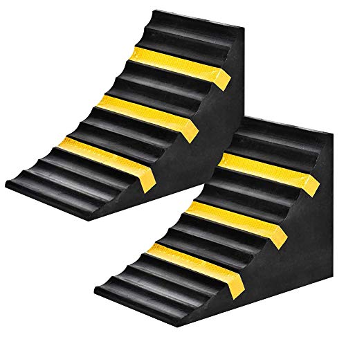 Momotata Heavy Duty Rubber Wheel Tire Chock 10