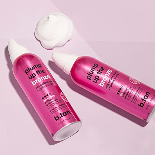 b.tan Graduelle Selbstbräunungsmousse | Plump Up the Bronze - Aerosol, TIefere, Dunklere, Graduelle Bräunungsergebnisse, Vegan, 207 ml – Ansicht 4