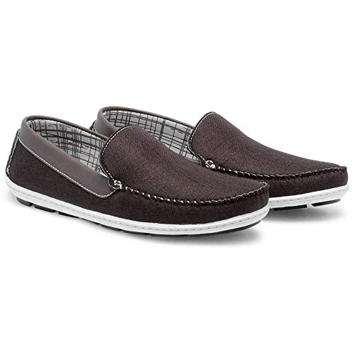 Kit 3 Pares Mocassim Masculino Solado Costurado Leve Cor:;Tamanho:44