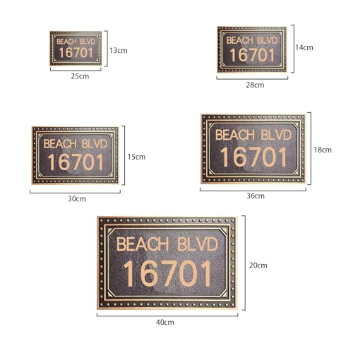 Reviews y listado de Placas de número para puertas bronce - solo los mejores. 5 Imagen adicional
