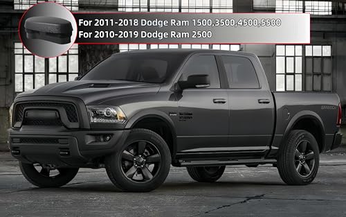 Cubierta de extremo tubular cromada para estribo Dodge RAM miniatura 2