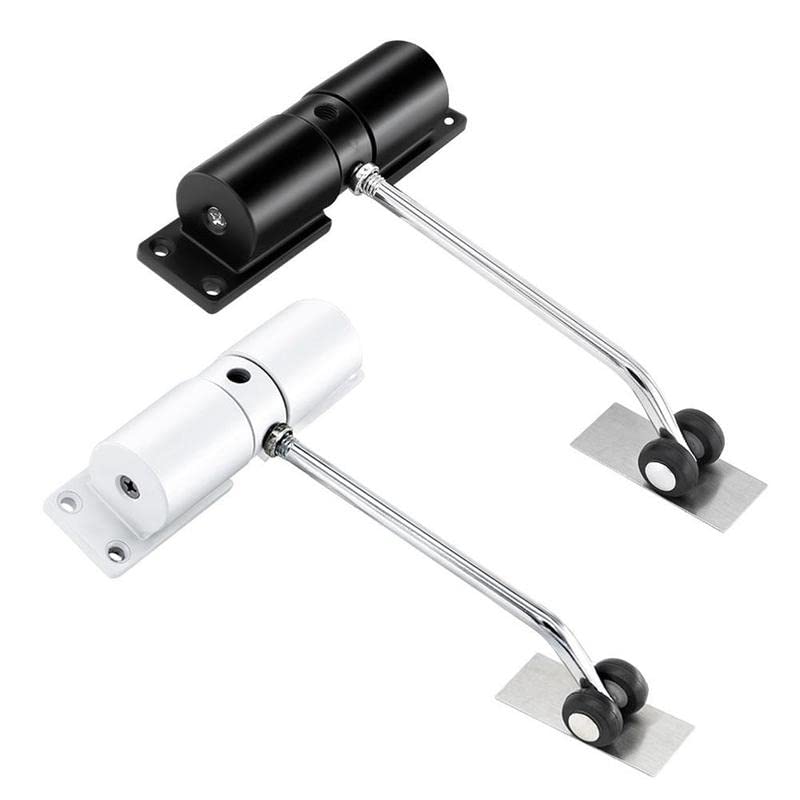 Cierrapuertas automático, Cierrapuertas Cierrapuertas de madera con resorte automático Velocidad ajustable de acero Cierre lento silencioso de puerta for amortiguador de retorno de puerta con
