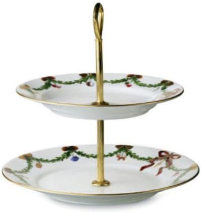 Royal Copenhagen Star Fluted Christmas Etagere - Thumbnail 3