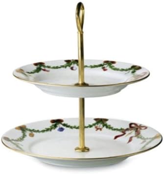 Royal Copenhagen Star Fluted Christmas Etagere - Thumbnail 2