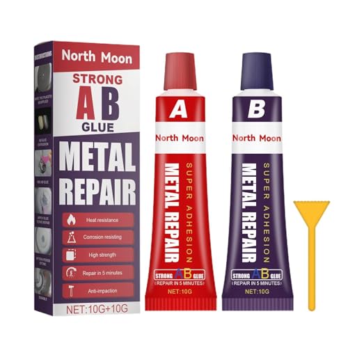 Pegamento para soldar metal - Gel ultrafuerte | Reparación de adherencias fuertes | Metal, vidrio, cerámica | Pegamento para reparaciones del hogar, bricolaje, uso doméstico multiusos