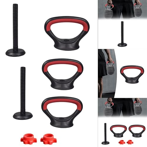 Image of HEAVENGLOW Kettlebell Weight Accessory Grip Handle Fitness for Indoor Home Building 1 Bar | Fitness Running & Yoga | Strength Training | Kettlebells