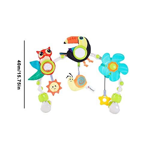 Berço Móvel Clip On,Clip On Mobile para Berço - Brinquedos Carrinho de Vento Carrilhão Assento de Ca