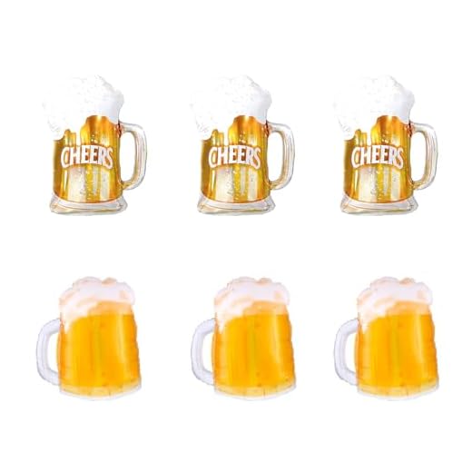 Ballon Bière Ballon Aluminium Bière, 6 Pièces XXL Ballons de Bière, Bier Luftballons pour Décorations de Fête Anniversaire Mariages Accessoire Photo