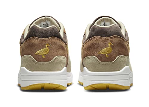 Nike Mens Air Max 1 DZ0482 200 Ugly Duckling - Pecan - Size 8.5 Pecan/Yellow Ochre/Baroque Bro