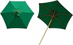 Guarda Sol Ombrelone 3 Metros Madeira Gigante Praia Piscina Jardim