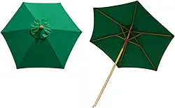 Guarda Sol Ombrelone 3 Metros Madeira Gigante Praia Piscina Jardim