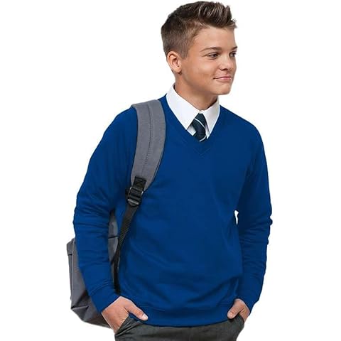Miss Chief V Neck School Jumper for Kids Cover