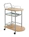 Produktbild HAKU Möbel Küchenwagen alu, buche, MDF, Metall - Maße: B 65 cm x H 83 cm x T 35 cm, Style: Modern