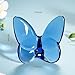 Lioaeust Crystal Butterfly Figurines,Flying Butterfly Figurine Decor Crystal Cut Glass Butterfly Ornament Statue Animal Collectible Home Ornament Decor