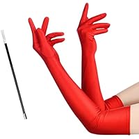 MIVAIUN Guantes Largos para Mujer guantes LArgos Hasta el Codo,