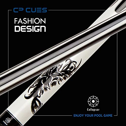 Set Of 4 Pool Cues 58 Inch 2-Piece Billiard House Bar Pool Cue Sticks #TOP3