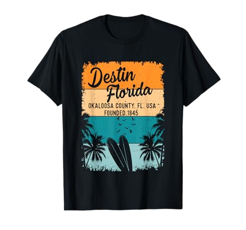 Destin Florida FL Beach Souvenir e regali Uomini Donne Bambini Maglietta