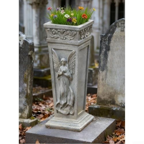 Pot de fleurs de cimetière résistant aux intempéries avec drainage