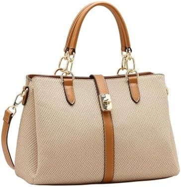 Chenson Bolsa Satchel Clássico Contemporâneo Nude 3485655 Média |...
