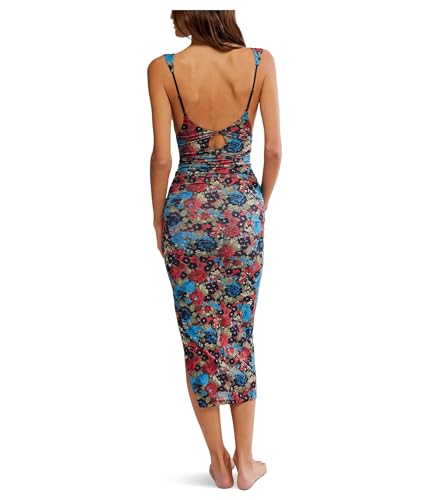 Free People Women's Long Live Printed Mesh Sl3