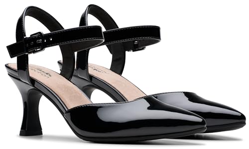 Clarks Clarks Women's Kataleyna Cora Pump, Black Patent, 9.5 M US