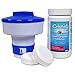 Produktbild 200 g e-Chlor-Langzeit-Tabletten 1 Kg Dose für Pools ab 20.000 l | Langsam lösliche Chlortabletten zur Langzeitdesinfektion | Sehr hoher Aktivchlorgehalt | Dosierung über Skimmer Dosierschwimmer