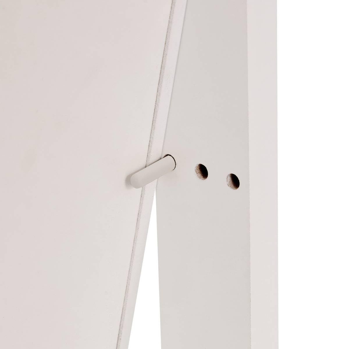 Atmosphera - Armoire à bijoux lexy blanc 38x34cm