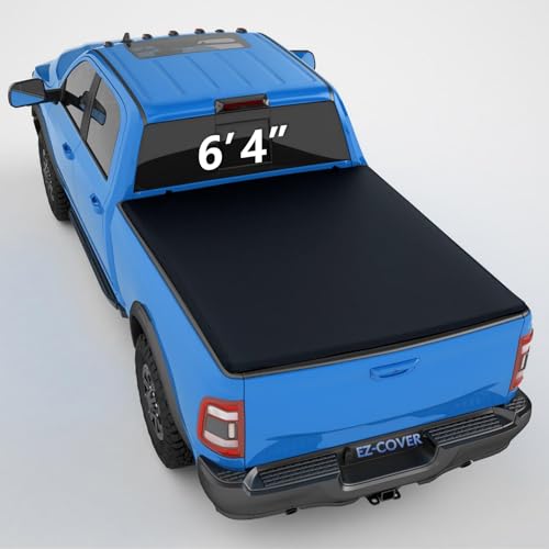 EZ-COVER 6'4" Soft Roll Up Truck Bed Cover Compatible for 1995-1998 Toyota T100 Vinyl Tonneau Cover
