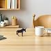 TOYANDONA 1pcs African Wildebeest Model Toy Farm Animals Cow Figurine Cow Plastic Animals s s for Toddlers Home Decor Simulation Wild Animal Decor