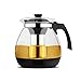 Produktbild Teekanne Hitzebeständige Glasfilter Große Kapazität Teetasse Pu'er Edelstahl LCSHAN (Color : Single Pot 1600ml)