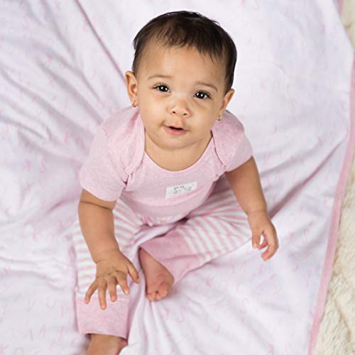 Lamaze Organic Baby Baby Pure Organic Cotton Girls Shortsleeve Bodysuits, 5 Pack, Pink, Preemie #TOP4