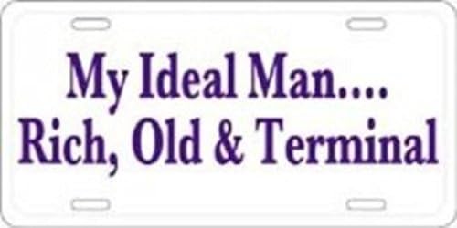 SMART BLONDE Rico viejo y terminal… Placa de matrícula de metal