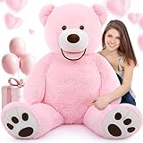 Livraison et Restauration Faciles - Livré en emballage sous vide compact. Après ouverture, tapotez doucement votre peluche géante - elle retrouvera sa forme moelleuse en environ 30 minutes. Service clientèle disponible pour toute question concernant votre ours en peluche géant.