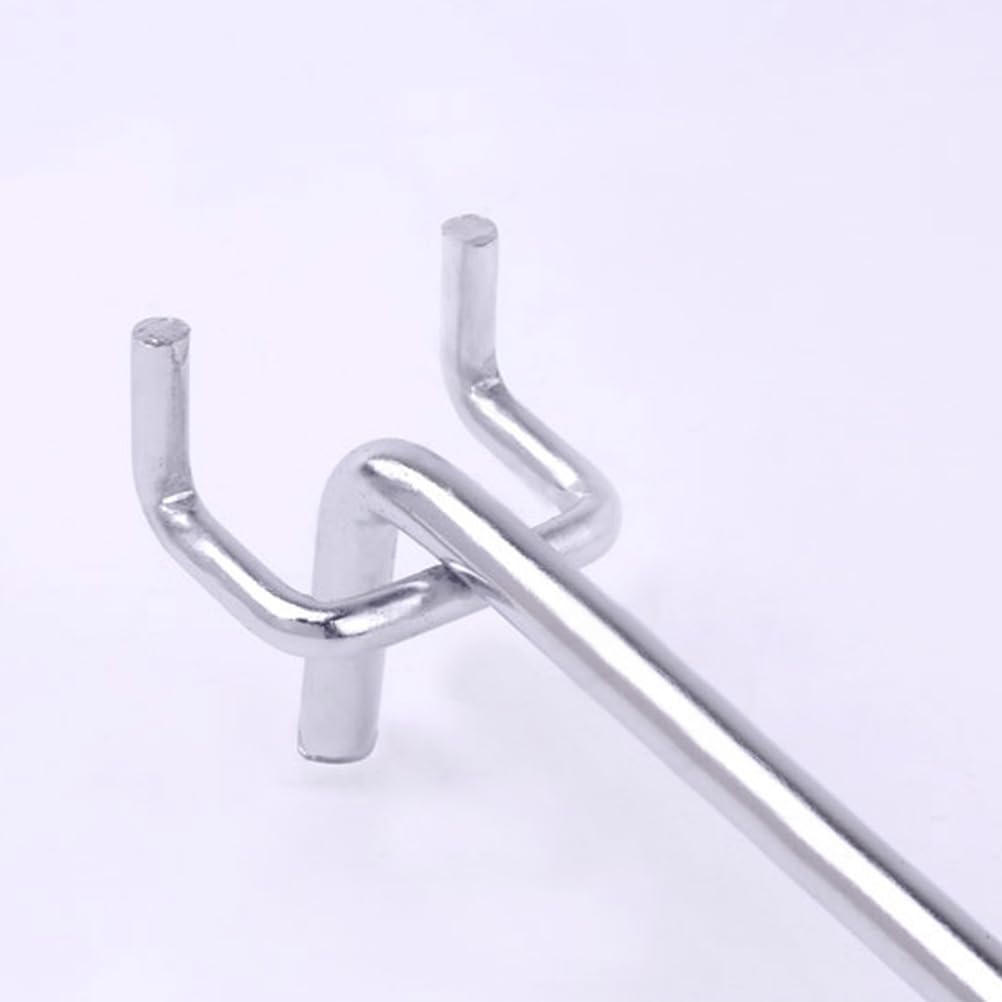 Cabilock 40 Piezas Perchas De Acero Inoxidable Joyas Herramientas De Revestimiento Ganchos De Pared De Tablero De Clavijas Estante De Acero Inoxidable Gancho De Sombrero Almacenamiento