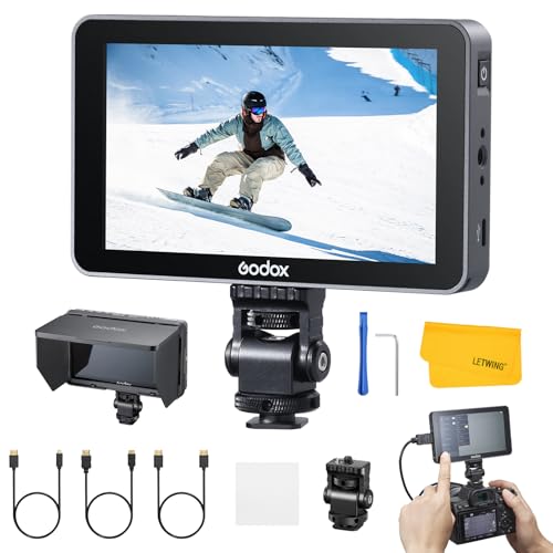 Moniteur HDMI 4K GODOX GM6S Pro de 5,5 pouces avec écran tactile IPS 1920x1080