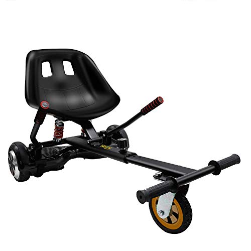 Hiboy HC-02 Hoverboard Seat Attachment with Rear Suspension Go Kart Accessory for 6.5