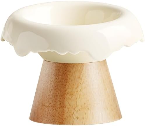 Cat Food Bowls, Ceramic Cat Bowls, Stress Free Pet Feeding Dish W...