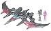 Power Rangers Movie Pterodactyl Battle Zord with Pink Ranger Figure