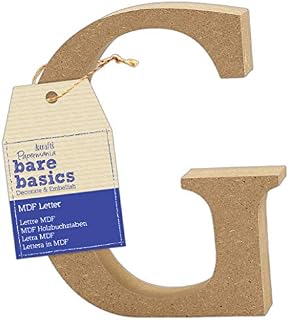 MDF Letter (1 piece) - Bare Basics - G