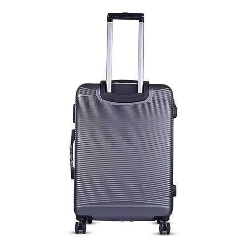 Image of Verage V-Lite Firestone 20 inch /56cms Cabin Hardsided Trolley Bags for Travel, Small Suitcase with Spinner Wheels, Anti-Theft Zippers Luggage (Bold Black)