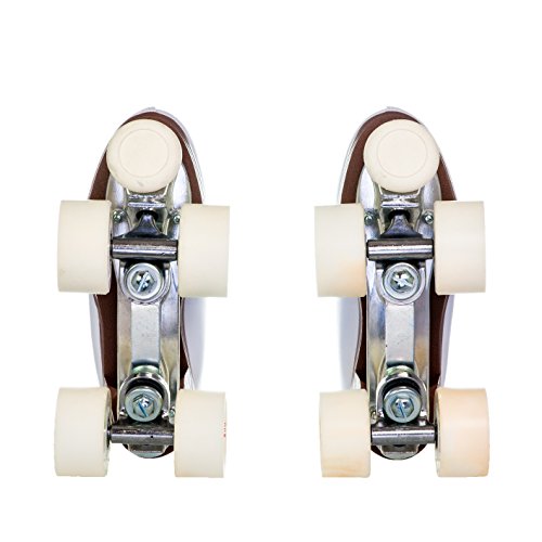 Chicago Women's Premium Leather Lined Rink Roller Skate - Classic White Quad Skates - 5 - Thumbnail 6