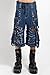 Tripp NYC Denim Strap Shredder Pants [Blue Denim] Gothic Punk Baggy S